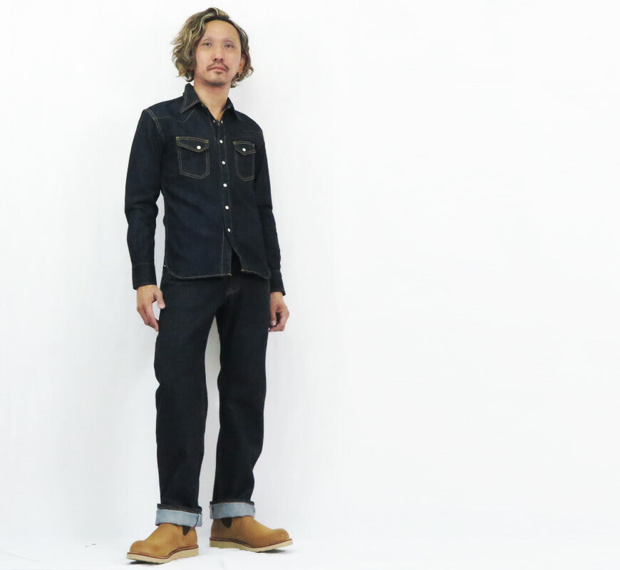 フラットヘッド THE FLAT HEAD FN-8005 18ozデニム レギュラーストレート ジーンズ 【2026年春夏新作】