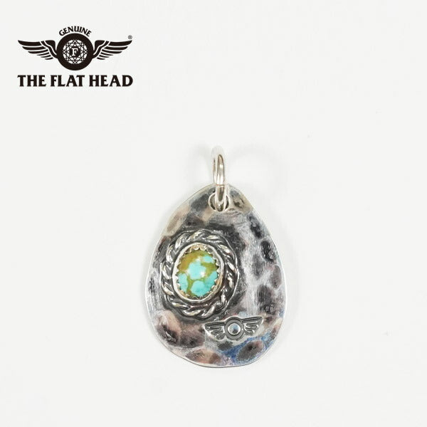 フラットヘッド THE FLAT HEAD シルバー925 インゴット ターコイズ付き ペンダントトップ FN-JP-217 【2025年秋冬新作】