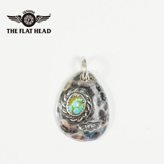 フラットヘッド THE FLAT HEAD シルバー925 インゴット ターコイズ付き ペンダントトップ FN-JP-217 【2025年秋冬新作】