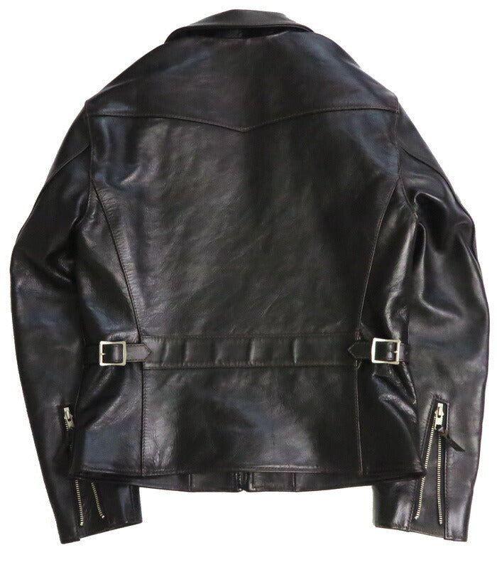 フラットヘッド THE FLAT HEAD ホースハイド シングル ライダース ジャケット 茶芯馬革 FN-LJ-HS005 【2025年秋冬新作】