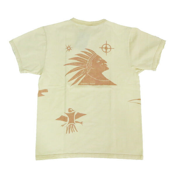 フラットヘッド THE FLAT HEAD 半袖  FRONTIER SPIRIT Ｔシャツ  FN-THC-051【2025年春夏新作】