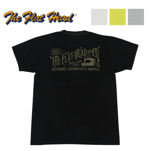 フラットヘッド THE FLAT HEAD 半袖  GEUINE GARMENTS Ｔシャツ  FN-THC-052【2025年春夏新作】