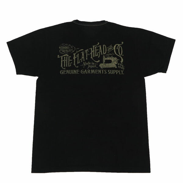 フラットヘッド THE FLAT HEAD 半袖  GEUINE GARMENTS Ｔシャツ  FN-THC-052【2025年春夏新作】