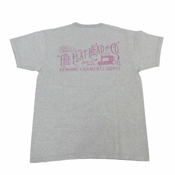 フラットヘッド THE FLAT HEAD 半袖  GEUINE GARMENTS Ｔシャツ  FN-THC-052【2025年春夏新作】