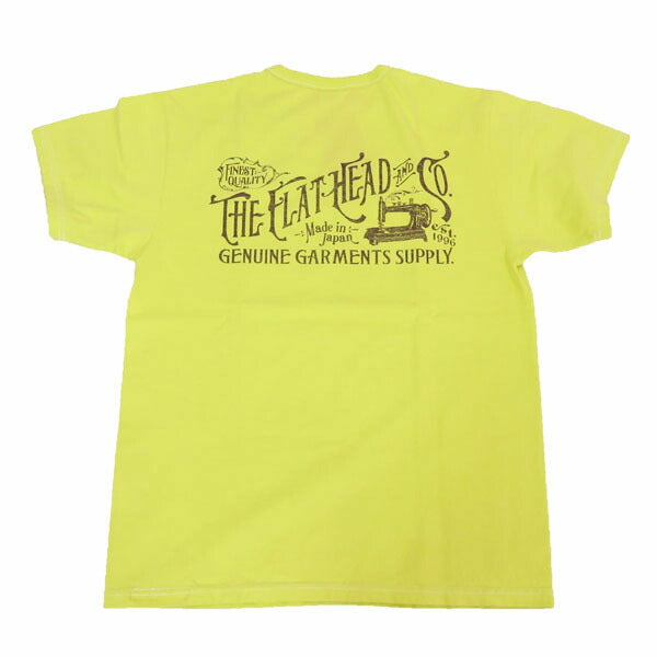 フラットヘッド THE FLAT HEAD 半袖  GEUINE GARMENTS Ｔシャツ  FN-THC-052【2025年春夏新作】