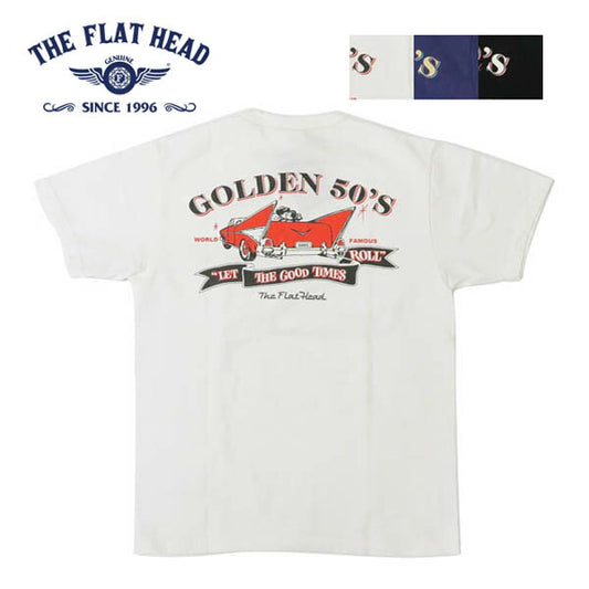 フラットヘッド THE FLAT HEAD 半袖 Ｔシャツ GOLDEN 50’s FN-THC-063【2026年春夏新作】