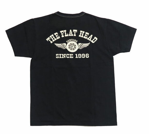 フラットヘッド THE FLAT HEAD 半袖 Ｔシャツ プリント FLYING WHEEL THCシリーズ FN-THC-202