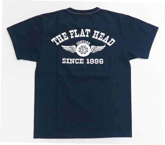 フラットヘッド THE FLAT HEAD 半袖 Ｔシャツ プリント FLYING WHEEL THCシリーズ FN-THC-202