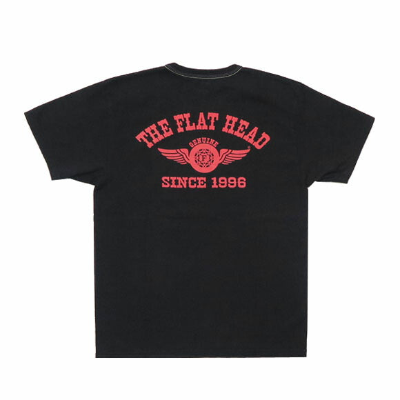 フラットヘッド THE FLAT HEAD 半袖 Ｔシャツ プリント FLYING WHEEL THCシリーズ FN-THC-202