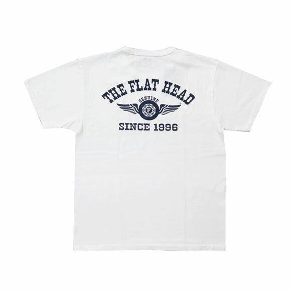 フラットヘッド THE FLAT HEAD 半袖 Ｔシャツ プリント FLYING WHEEL THCシリーズ FN-THC-202