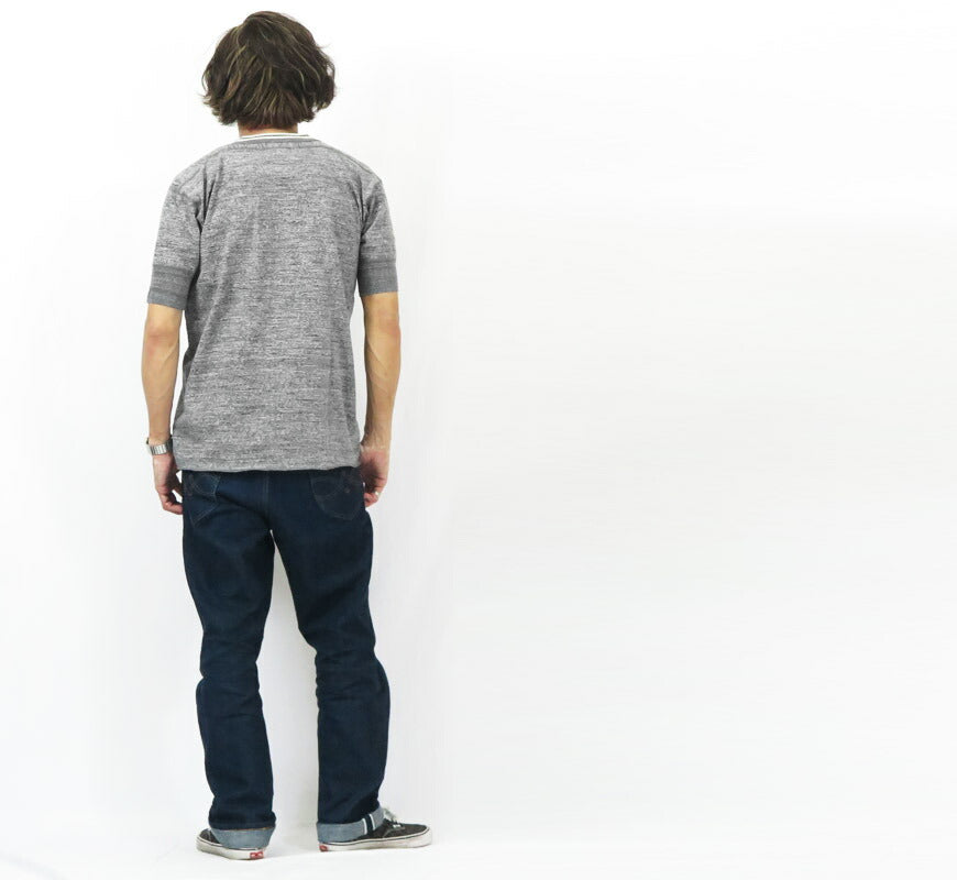 GLADHANDグラッドハンド半袖TシャツヘンリーネックU.S.AコットンRoyalClassシリーズGH-R-03【2022年春夏新作】