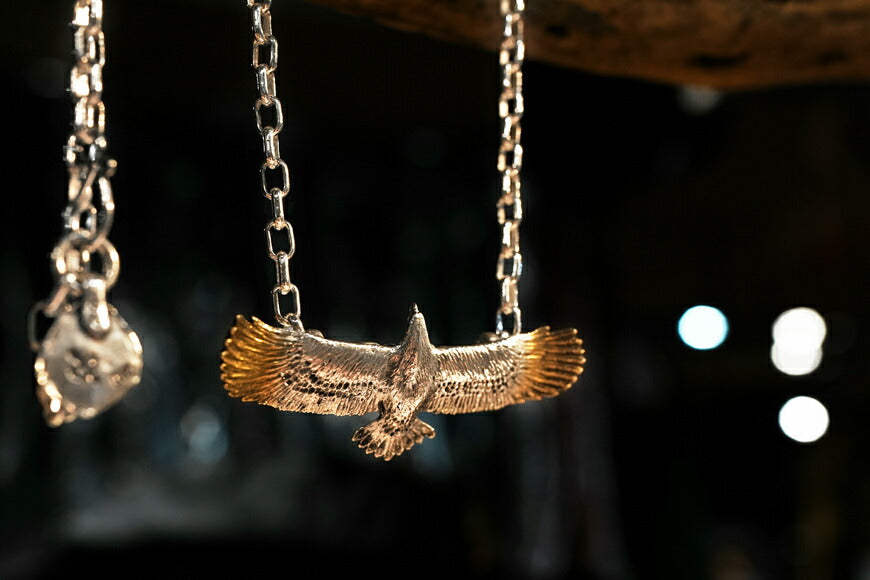 フェローズ Pherrow's イーグル ペンダントトップ シルバー925 24金 差し鋳金 GOLDEN EAGLE 【2025年春夏新作】