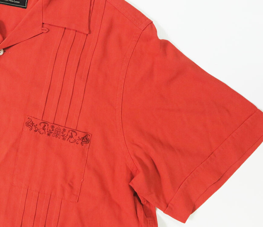 GANGSTERVILLE ギャングスタービル 半袖 レーヨン グアヤベラシャツ キューバシャツ RIPTIDE CLUB - S/S GUAYABERA SHIRTS GLAD HAND グラッドハンド GSV5114 【2025年春夏新作】