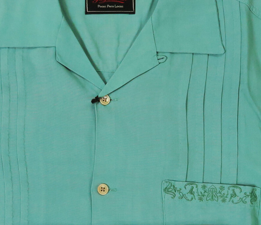 GANGSTERVILLE ギャングスタービル 半袖 レーヨン グアヤベラシャツ キューバシャツ RIPTIDE CLUB - S/S GUAYABERA SHIRTS GLAD HAND グラッドハンド GSV5114 【2025年春夏新作】