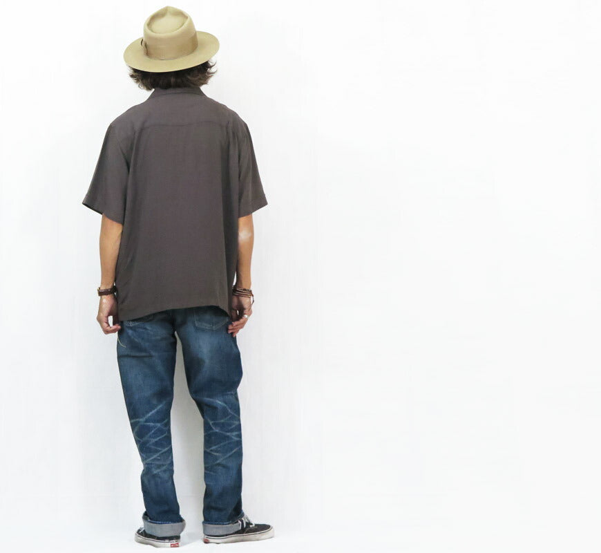 GANGSTERVILLE ギャングスタービル 半袖 レーヨン グアヤベラシャツ キューバシャツ RIPTIDE CLUB - S/S GUAYABERA SHIRTS GLAD HAND グラッドハンド GSV5114 【2025年春夏新作】
