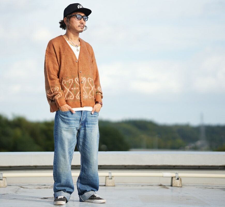 GANGSTERVILLE ギャングスタービル アクリルモヘア カーディガン VENICE HEART グラッドハンド GLAD HAND GSV5308 【2025年秋冬新作】