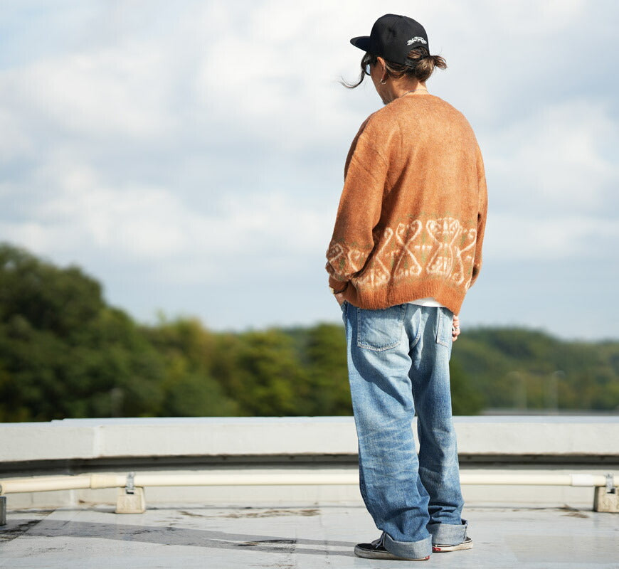 GANGSTERVILLE ギャングスタービル アクリルモヘア カーディガン VENICE HEART グラッドハンド GLAD HAND GSV5308 【2025年秋冬新作】