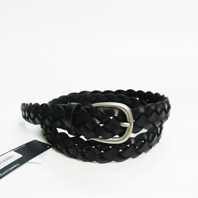 ホークカンパニー HAWK COMPANY メッシュ編み レザー ベルト 牛革 メンズ レディース 1498