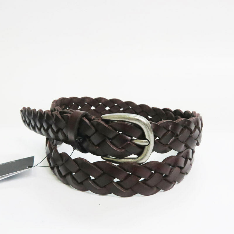 ホークカンパニー HAWK COMPANY メッシュ編み レザー ベルト 牛革 メンズ レディース 1498