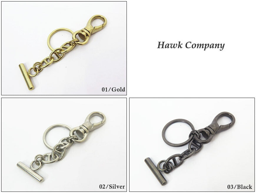 HAWK COMPANY ホークカンパニー カラビナ  キーホルダー キーフック ブラス 真鍮 アイアン 亜鉛合金 7550【2025年春夏新作】