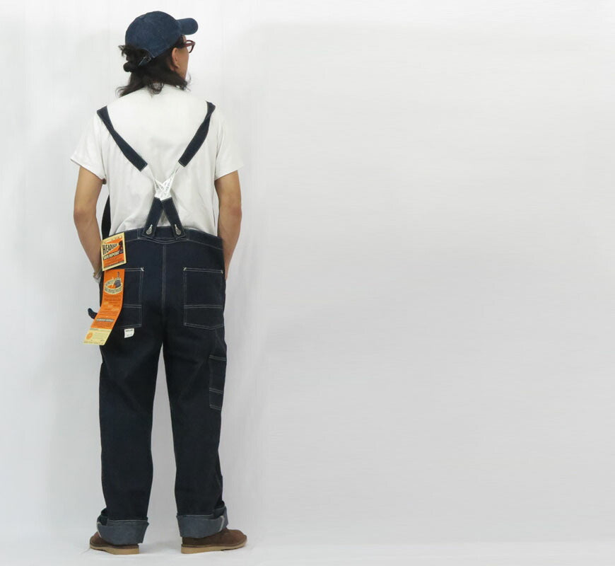 HEADLIGHT ヘッドライト 実名復刻 11oz. デニム LOW BACK オーバーオール サロペット ツナギ SUGAR CANE シュガーケーン HD42554 【2025年春夏新作】