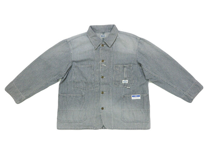 UNION HERCULES MADE ユニオン ヘラクレス メイド チョアジャケット ユーズドウォッシュ ヒッコリー by JOHNBULL ジョンブル HE251L01-211【2025年秋冬新作】
