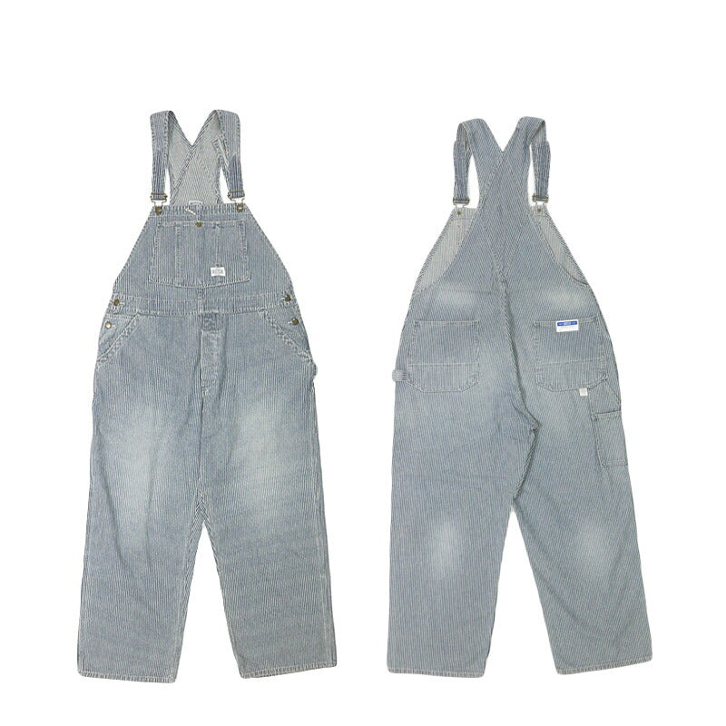 UNION HERCULES MADE ユニオン ヘラクレス メイド 10oz ヒッコリー  オーバーオール ユーズドウォッシュ by JOHNBULL ジョンブル HE251P01-211【2025年秋冬新作】