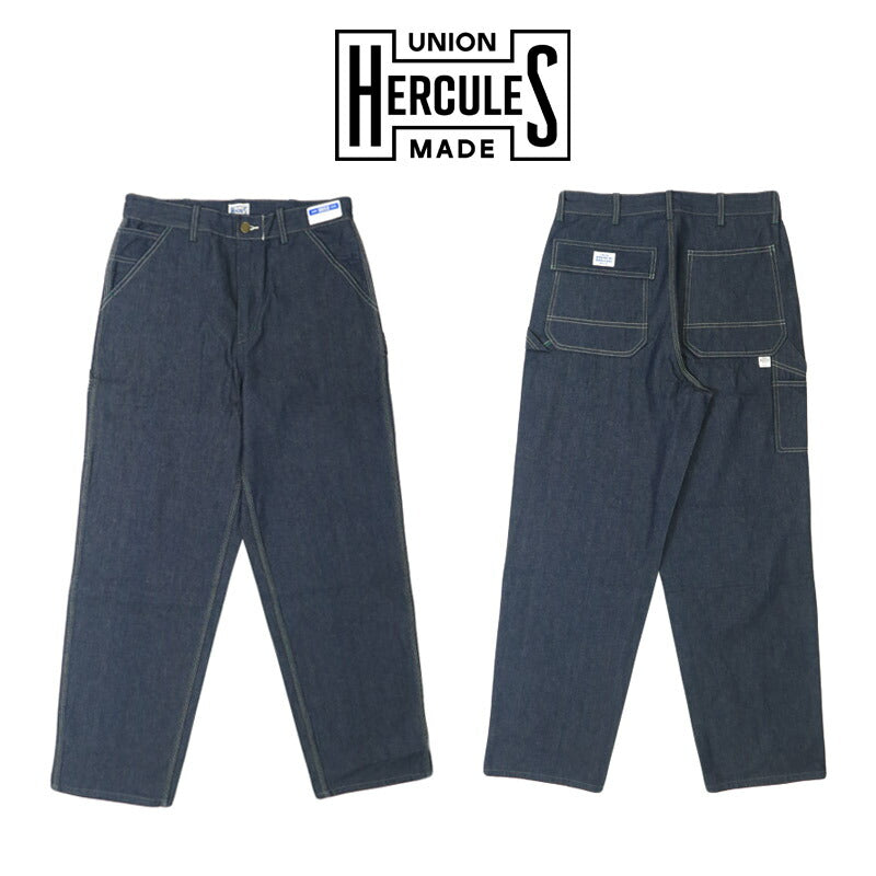 UNION HERCULES MADE ユニオン ヘラクレス メイド 10ozデニム ペインター ワークパンツ ノンウォッシュ by JOHNBULL ジョンブル HE251P03-010 【2025年春夏新作】