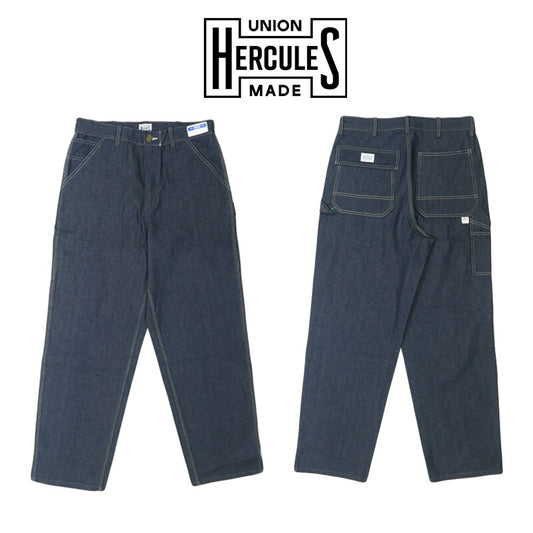 UNION HERCULES MADE ユニオン ヘラクレス メイド 10ozデニム ペインター ワークパンツ ノンウォッシュ by JOHNBULL ジョンブル HE251P03-010 【2025年春夏新作】