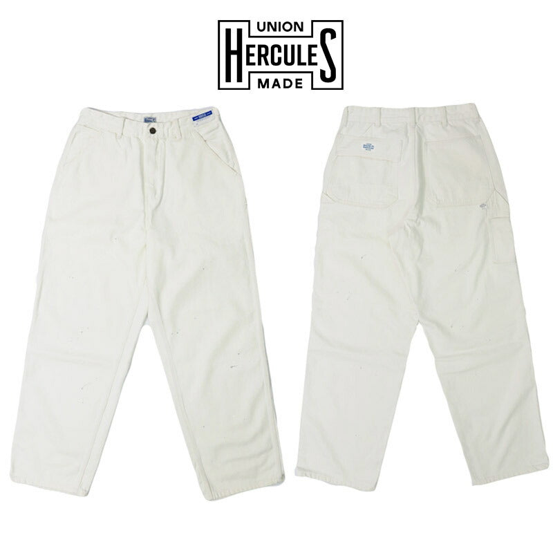 UNION HERCULES MADE ユニオン ヘラクレス メイド 10ozデニム ペインター ワークパンツ Wナチュラル by JOHNBULL ジョンブル HE251P03-103 【2025年春夏新作】