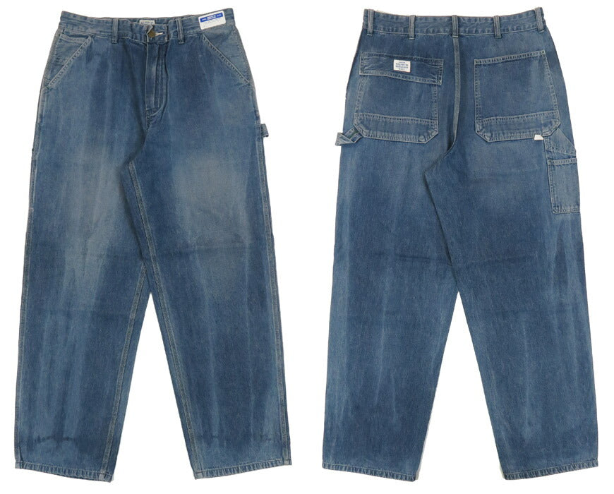 UNION HERCULES MADE ユニオン ヘラクレス メイド 10ozデニム ペインター ワークパンツ Wブリーチ by JOHNBULL ジョンブル HE251P03-116 【2025年春夏新作】