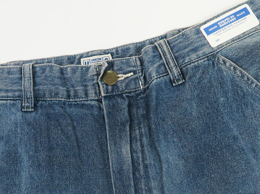 UNION HERCULES MADE ユニオン ヘラクレス メイド 10ozデニム ペインター ワークパンツ Wブリーチ by JOHNBULL ジョンブル HE251P03-116 【2025年春夏新作】