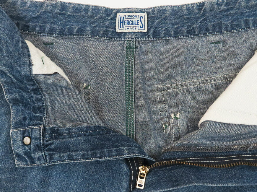 UNION HERCULES MADE ユニオン ヘラクレス メイド 10ozデニム ペインター ワークパンツ Wブリーチ by JOHNBULL ジョンブル HE251P03-116 【2025年春夏新作】