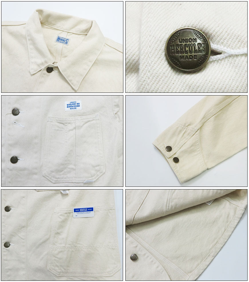 UNION HERCULES MADE ユニオン ヘラクレス メイド チョアジャケット ナチュラル by JOHNBULL ジョンブル HE261L11-003【2025年秋冬新作】
