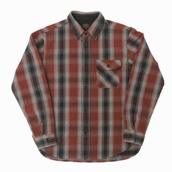 デラックスウェア DELUXEWARE OMBRE HEAVY NEL SHIRT オンブレー ヘビー ネルシャツ ユニオンスペシャル HV-59 【2025年秋冬新作】