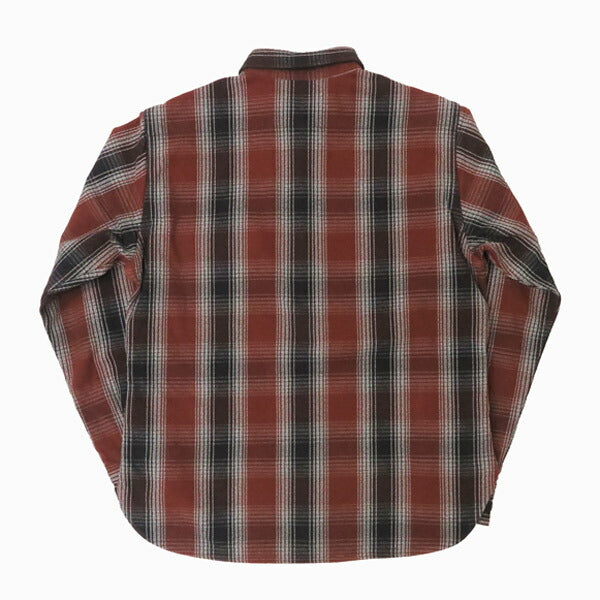 デラックスウェア DELUXEWARE OMBRE HEAVY NEL SHIRT オンブレー ヘビー ネルシャツ ユニオンスペシャル HV-59 【2025年秋冬新作】