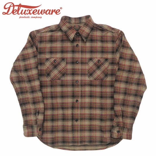 デラックスウェア DELUXEWARE MULTCH CHECK NEL マルチチェック ネルシャツ ユニオンスペシャル HV-60 【2025年秋冬新作】