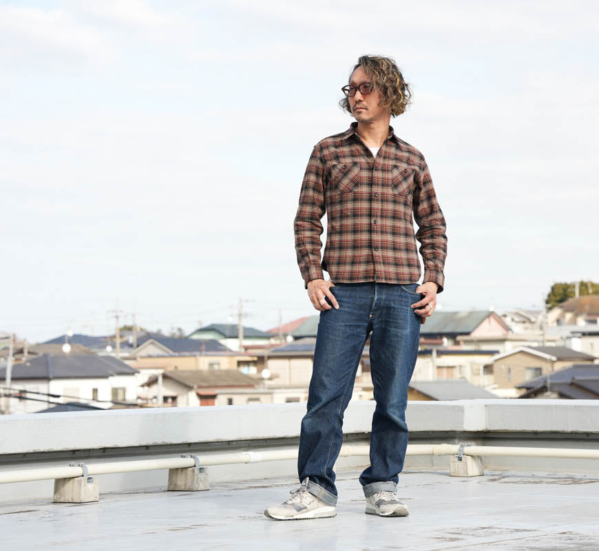 デラックスウェア DELUXEWARE MULTCH CHECK NEL マルチチェック ネルシャツ ユニオンスペシャル HV-60 【2025年秋冬新作】