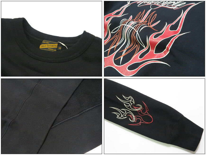 インディアンモーターサイクルIndianMotorcycle長袖プリントクルースウェット
