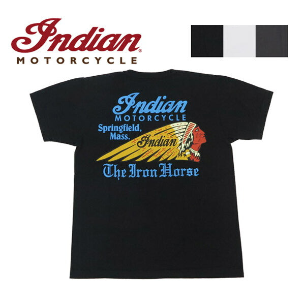 インディアンモーターサイクル Indian Motorcycle 半袖 プリント Ｔシャツ THE IRON IM79553【2025年春夏新作】