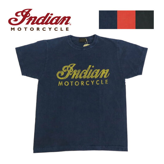 インディアンモーターサイクル Indian Motorcycle 半袖 プリント Ｔシャツ PIGMENT DYE IM79558【2025年春夏新作】