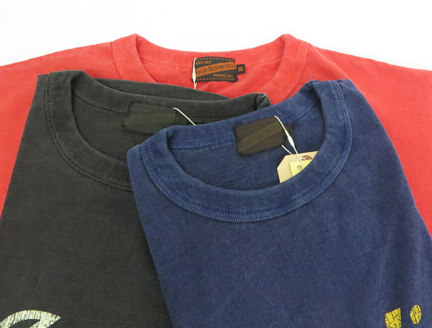 インディアンモーターサイクル Indian Motorcycle 半袖 プリント Ｔシャツ PIGMENT DYE IM79558【2025年春夏新作】