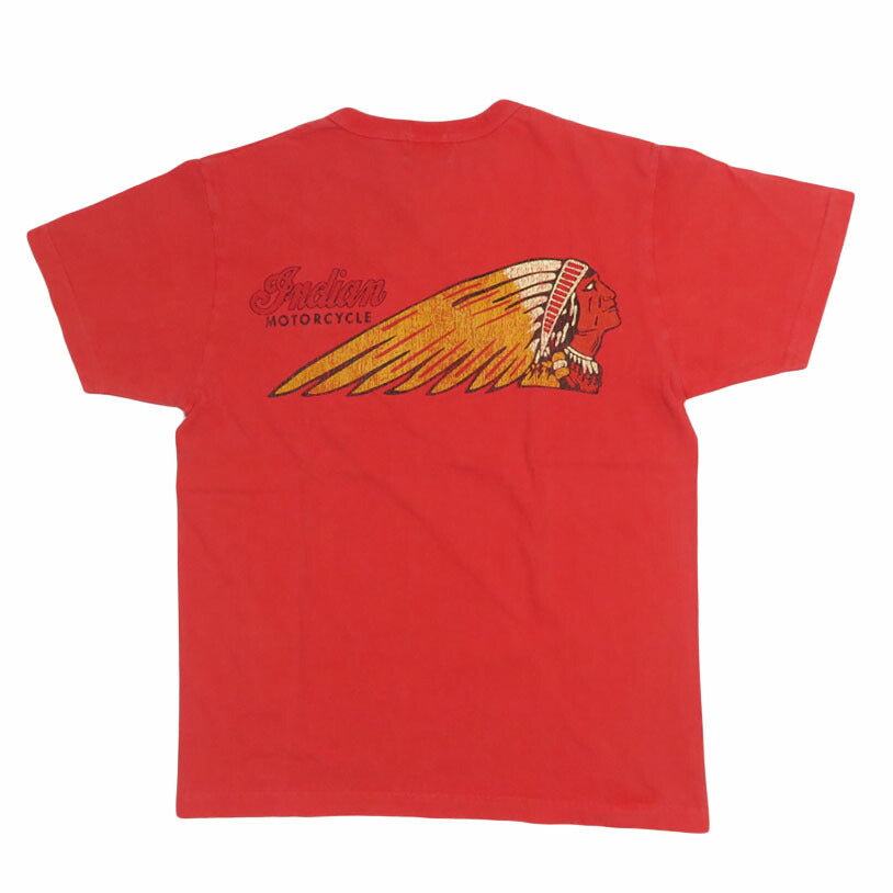 インディアンモーターサイクル Indian Motorcycle S/S POCKET T-SHIRTS “INDIAN HEAD” 半袖 ピグメントダイ ポケットＴシャツ IM79723【2026年春夏新作】