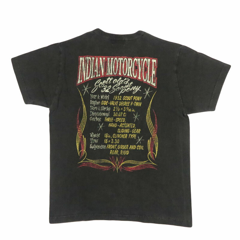 インディアンモーターサイクル Indian Motorcycle S/S POCKET T-SHIRTS “SCOUT PONY” 半袖 ピグメントダイ ポケットＴシャツ IM79724【2026年春夏新作】