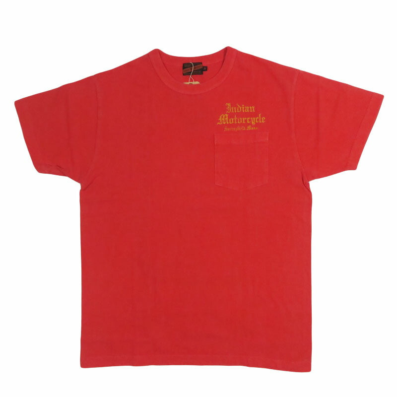 インディアンモーターサイクル Indian Motorcycle S/S POCKET T-SHIRTS “SCOUT PONY” 半袖 ピグメントダイ ポケットＴシャツ IM79724【2026年春夏新作】