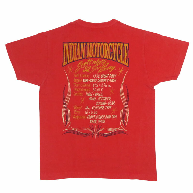 インディアンモーターサイクル Indian Motorcycle S/S POCKET T-SHIRTS “SCOUT PONY” 半袖 ピグメントダイ ポケットＴシャツ IM79724【2026年春夏新作】