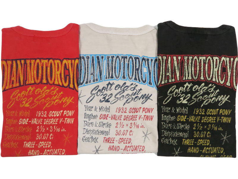 インディアンモーターサイクル Indian Motorcycle S/S POCKET T-SHIRTS “SCOUT PONY” 半袖 ピグメントダイ ポケットＴシャツ IM79724【2026年春夏新作】
