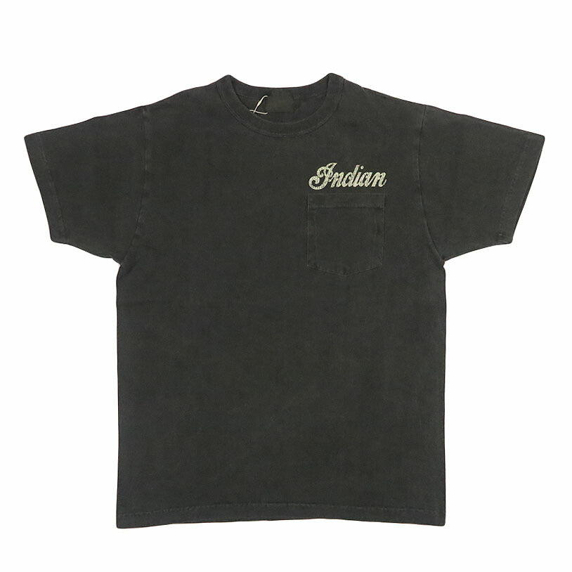 インディアンモーターサイクル Indian Motorcycle S/S POCKET T-SHIRTS “INDIAN AD” 半袖 ピグメントダイ ポケットＴシャツ IM79725【2026年春夏新作】