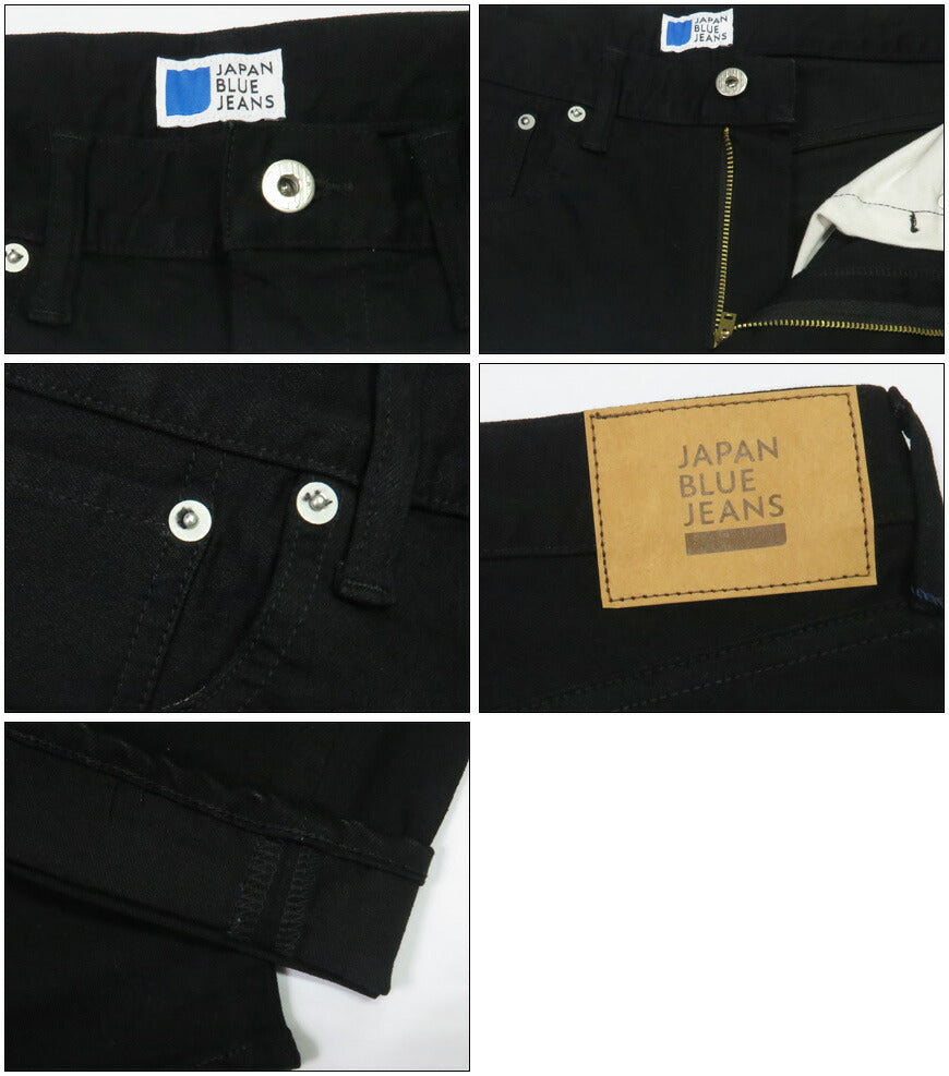JAPAN BLUE JEANS ジャパンブルー ジーンズ 12oz アルティメイトストレッチデニム スリム ブラック JBAG1326 【2025年春夏新作】