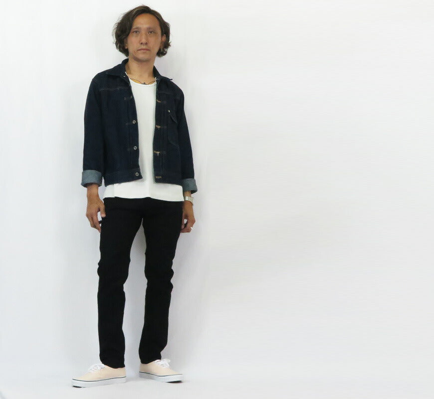 JAPAN BLUE JEANS ジャパンブルー ジーンズ 12oz アルティメイトストレッチデニム スリム ブラック JBAG1326 【2025年春夏新作】